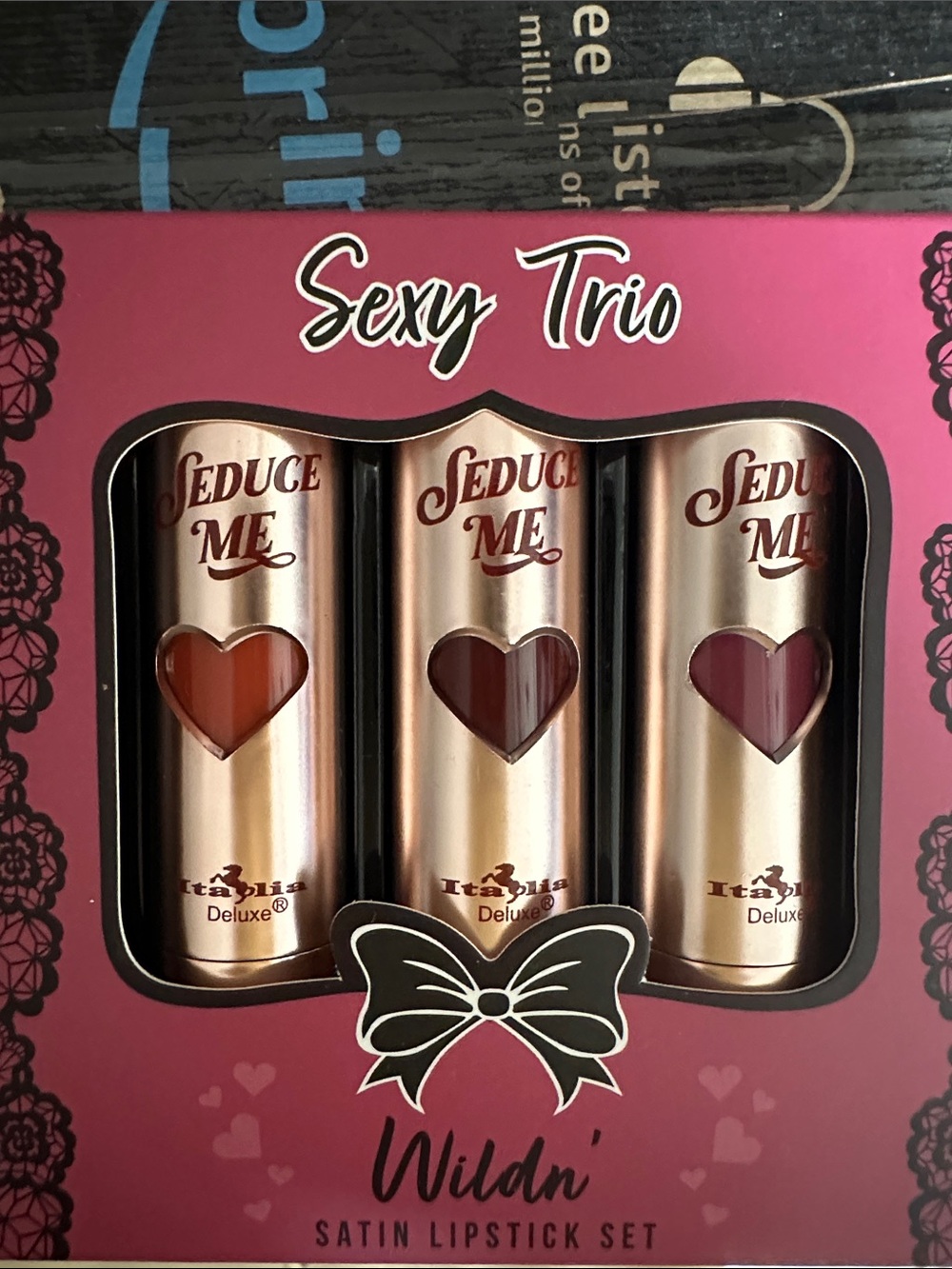Sexy Trio Wildn’ Satin Lipstick Set - Pink & Rose Shades